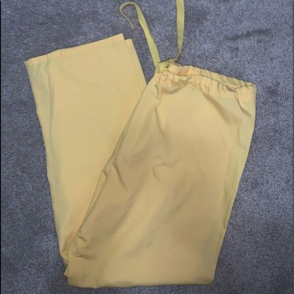 Bright yellow scrub pants med unisex - Picture 1 of 3